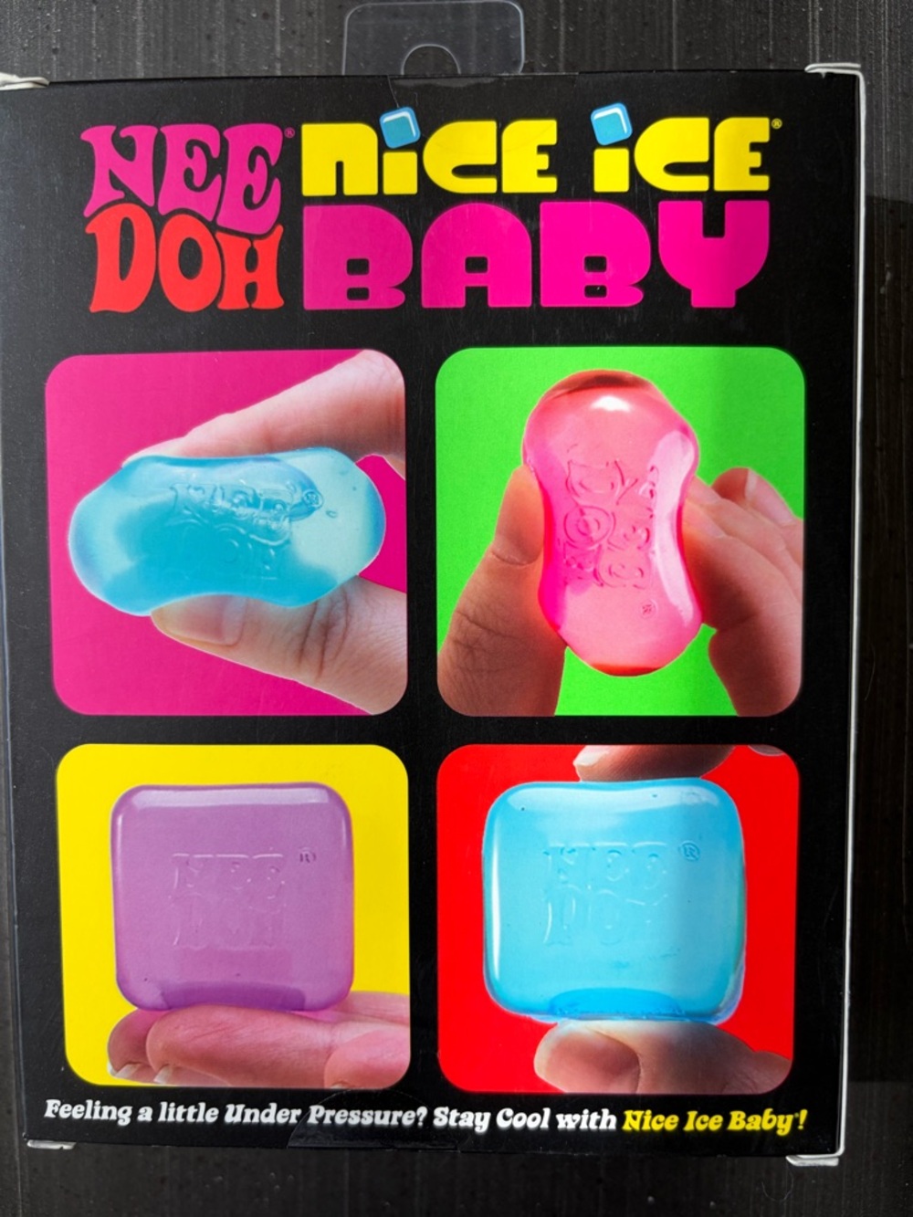 Needoh 4pk “Nice Ice Baby” - Assorted Blue, Pink, Purple - Picture 2 of 2
